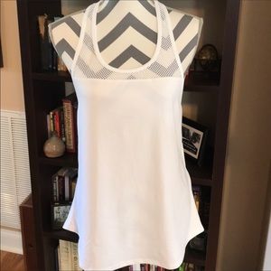 White Top/Swimsuit Cover-Up Size Small